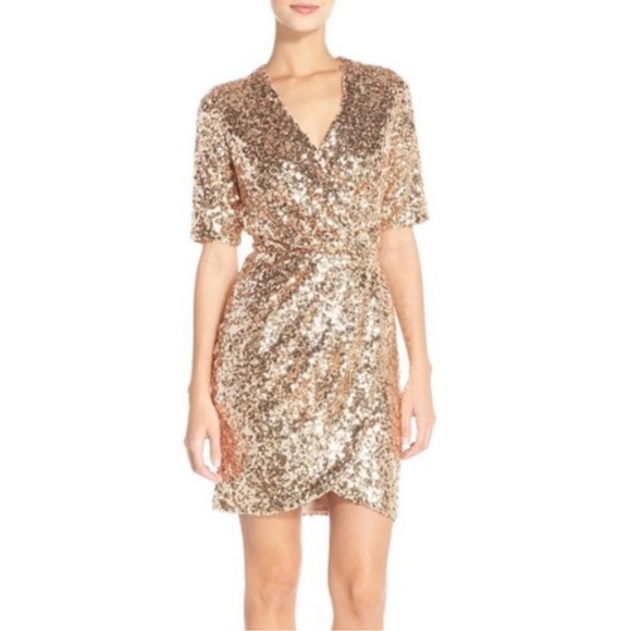 French Connection Gold Sequin Dress Gold Sequin Mini Dress French  Connection White Sequin Dress